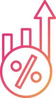 Increase Icon Design Symbol vector
