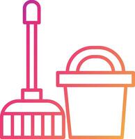 Mop Icon Design Symbol vector