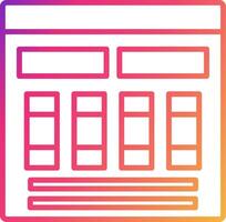 Mood Board Icon Design Symbol vector