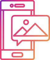 Mms Icon Design Symbol vector