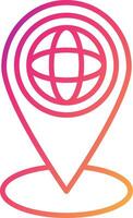 Geospatial Technology Icon Design Symbol vector
