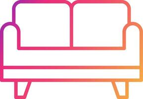 Sofa Bed Icon Design Symbol vector