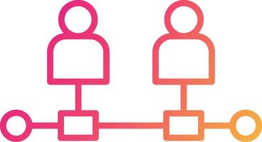 Network Connection Icon Design Symbol vector