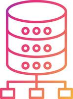 Database Icon Design Symbol vector