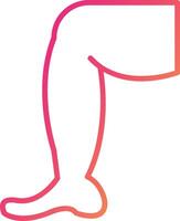 Leg Icon Design Symbol vector
