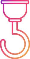 Hook Icon Design Symbol vector