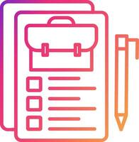 Job Description Icon Design Symbol vector