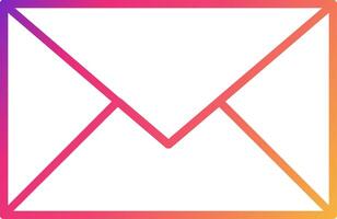Mail Icon Design Symbol vector
