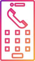 Keypad Icon Design Symbol vector