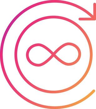 Infinite Icon Design Symbol vector