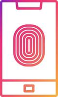 Fingerprint Icon Design Symbol vector