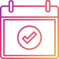 Correct Icon Design Symbol vector