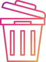 Garbage Icon Design Symbol vector