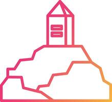 Mount Arafat Icon Design Symbol vector