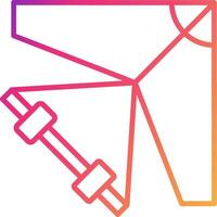 Glider Icon Design Symbol vector
