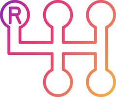 Gearshift Icon Design Symbol vector