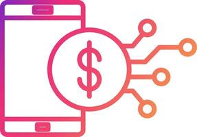 Digital Economy Icon Design Symbol vector