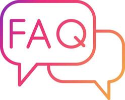 Faq Icon Design Symbol vector