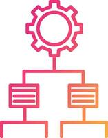 Hierarchy Icon Design Symbol vector