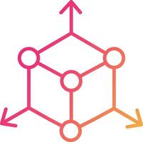 Dimensions Icon Design Symbol vector