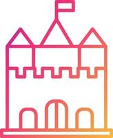 Castle Icon Design Symbol vector