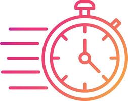 Fast Time Icon Design Symbol vector