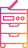 Copy Machine Icon Design Symbol vector