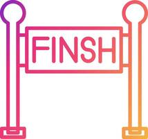 Finish Line Icon Design Symbol vector