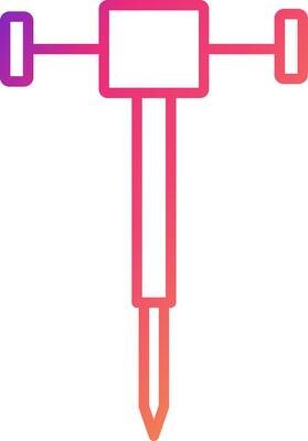 Driller Icon Design Symbol