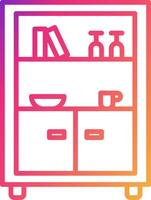 Display Case Icon Design Symbol vector