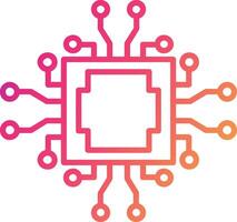 Cpu Icon Design Symbol vector
