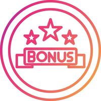 Bonus Icon Design Symbol vector