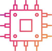Chip Icon Design Symbol vector