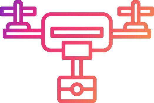 Drone Icon Design Symbol vector