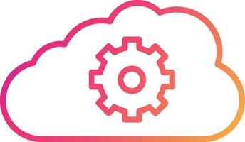 Cloud Storage Icon Design Symbol vector