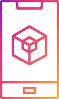 Augmented Reality Icon Design Symbol vector