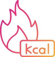 Calories Icon Design Symbol vector