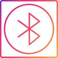 Bluetooth Icon Design Symbol vector
