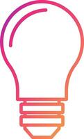 Bulb Icon Design Symbol vector