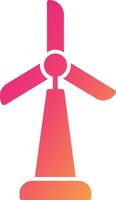 Wind Turbine Icon Design Symbol vector