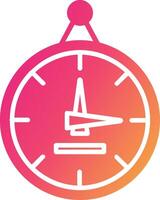 Wall Clock Icon Design Symbol vector