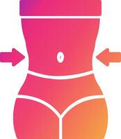 Waist Icon Design Symbol vector