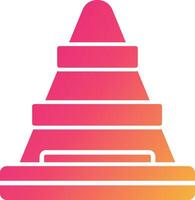 Traffic Cone Icon Design Symbol vector