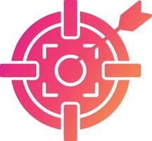 Target Icon Design Symbol vector