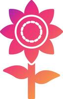 Sunflower Icon Design Symbol vector
