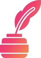 Quill Icon Design Symbol vector