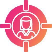 Target Icon Design Symbol vector