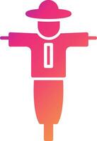 Scarecrow Icon Design Symbol vector