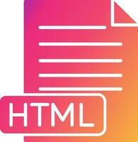 HTML Icon Design Symbol vector