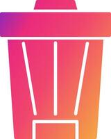 Trash Can Icon Design Symbol vector